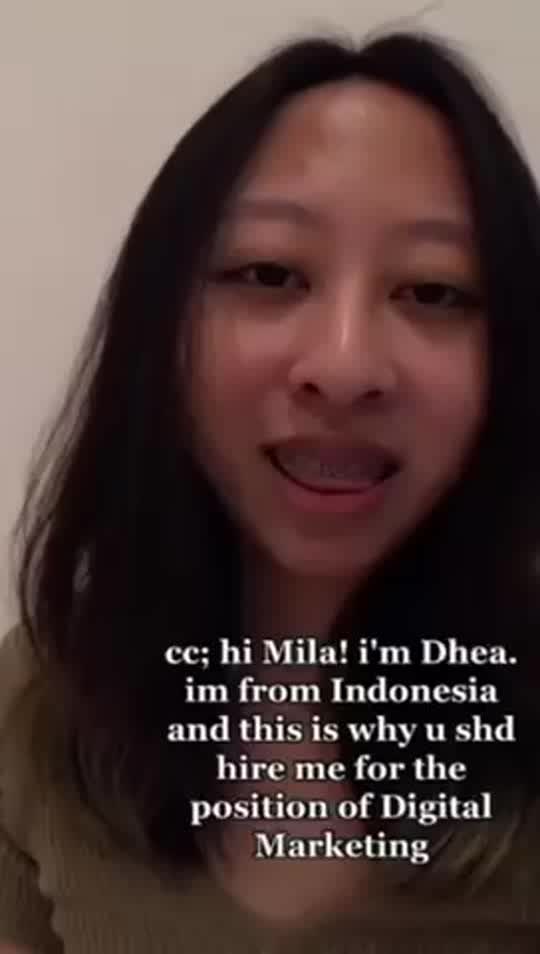 Digital marketing position: Mila
