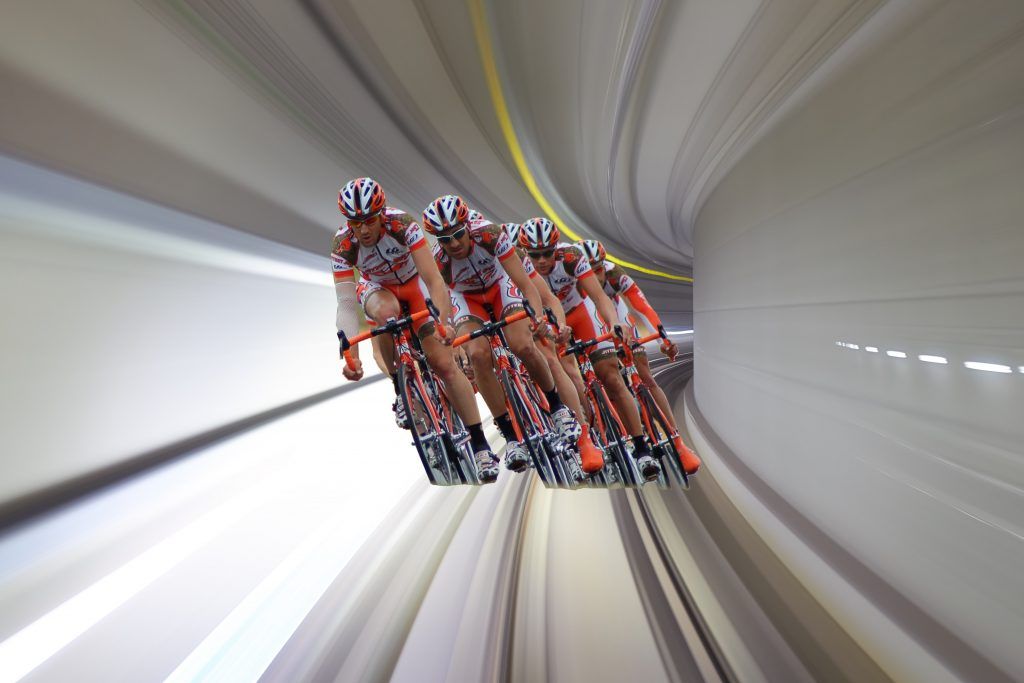 Speedy Cyclists travelling through the fabric of time