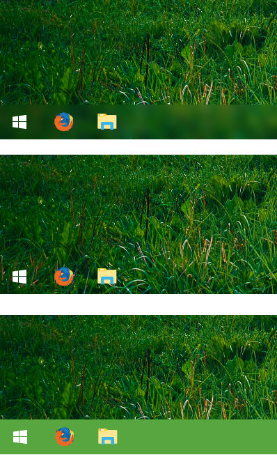 Customise Taskbar with TranslucentTB