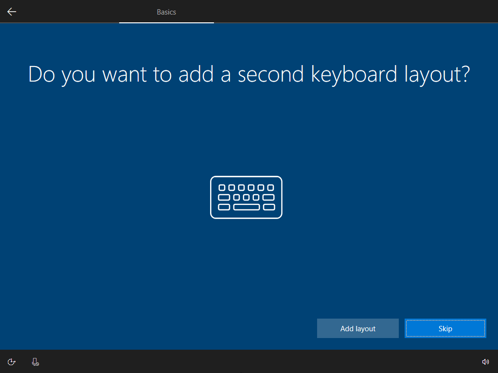 Add a second keyboard layout