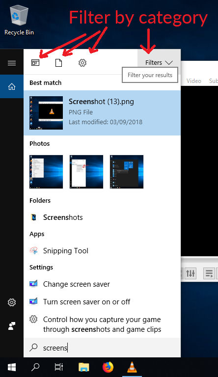 Find things quickly and easily with Windows Search