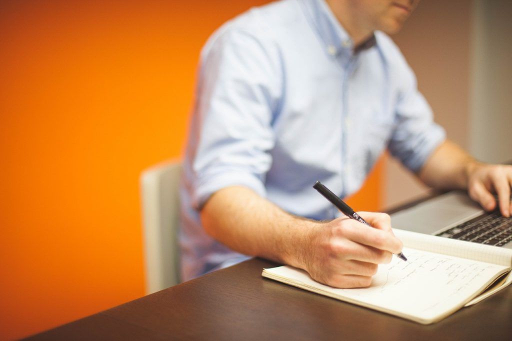 Get your thoughts out of your head by noting them on a notepad or computer to avoid distractions when studying