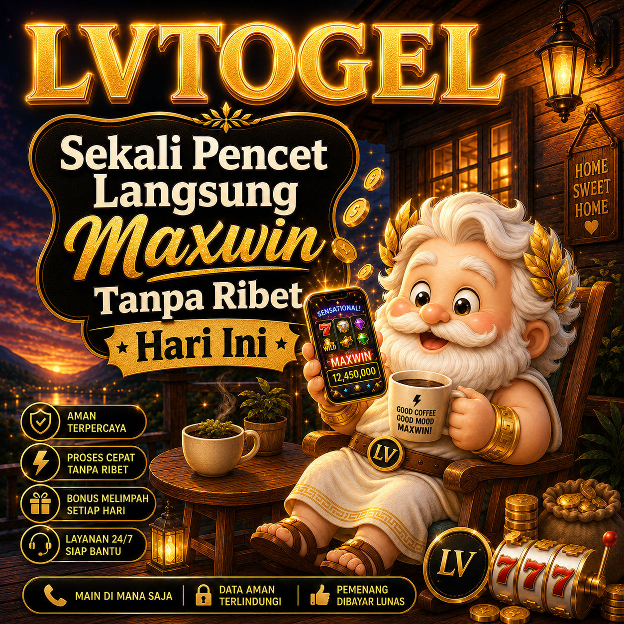 LVTOGEL: Sekali Pencet Langsung Maxwin Tanpa Ribet Hari Ini