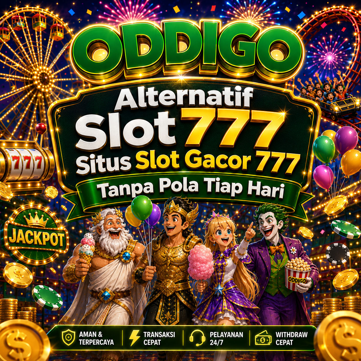 ODDIGO: Alternatif Slot777 Situs Slot Gacor 777 Tanpa Pola Tiap Hari