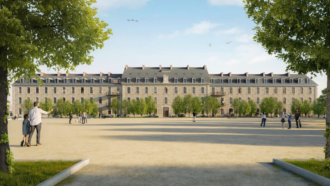 Caserne de Beaumanoir à Dinan – Déficit Foncier / Denormandie – - Cheval Blanc Patrimoine
