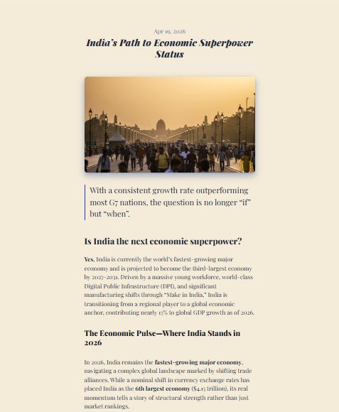 Economic Commentry