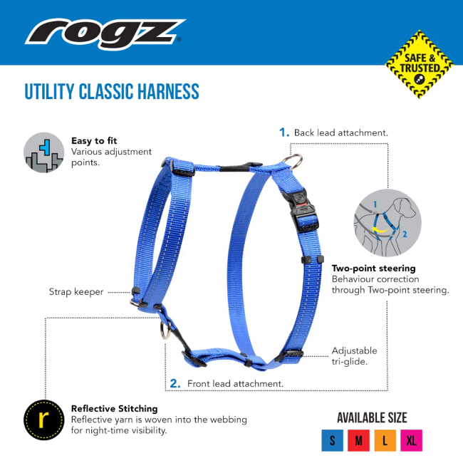 Rogz Utility Classic Harness3