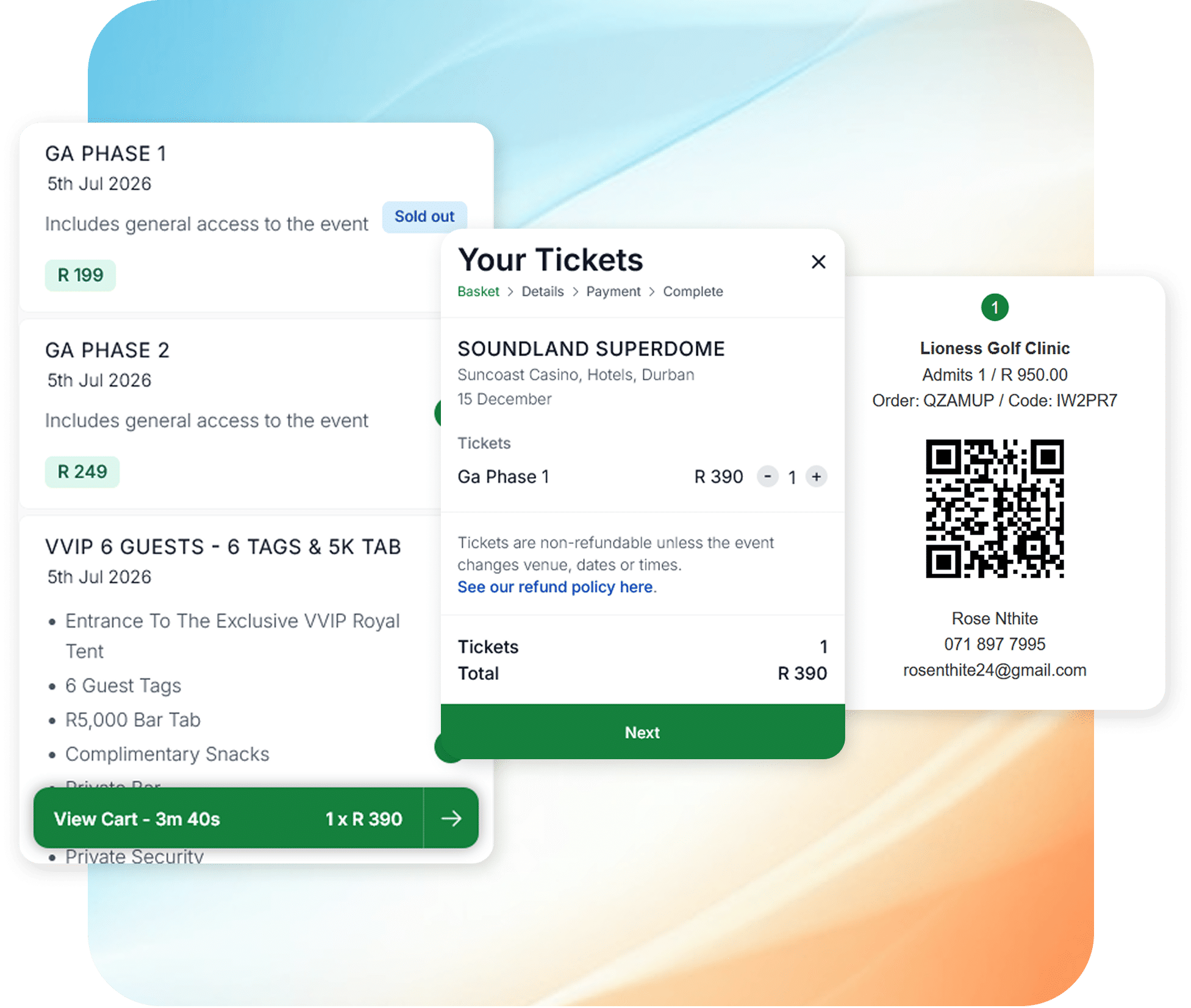 lady holding a cellphone symbolizing online ticket sales