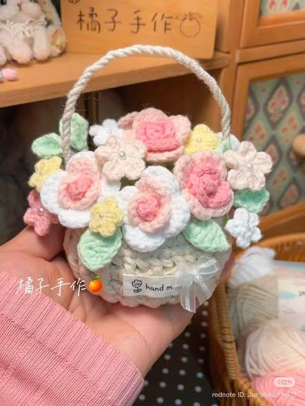 Giỏ hoa mini tặng cô giáo
