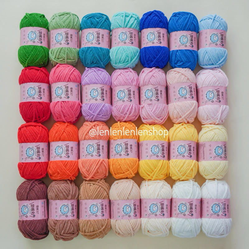 Len Nhung Mèo Sợi Kim Tuyến [Len Lẻn Lèn Len Shop]
