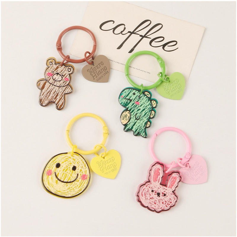 Móc Khóa Hoạt Hình Dễ Thương - phụ kiện trang trí đồ handmade