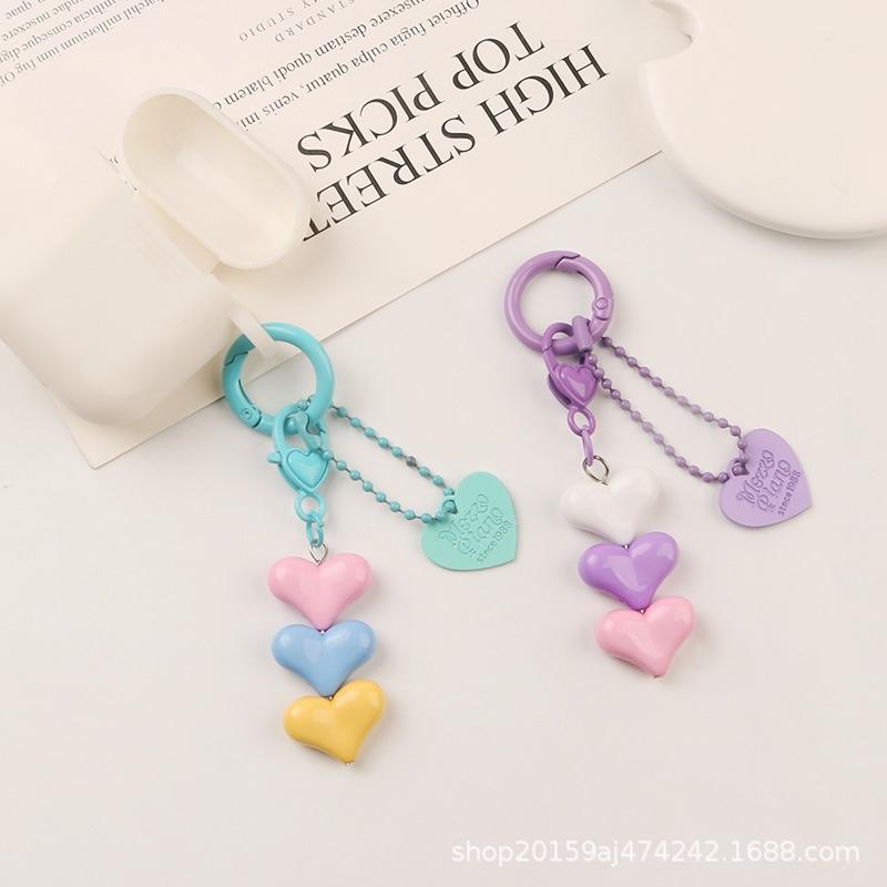 Móc Khoá Trái Tim - phụ kiện trang trí đồ handmade
