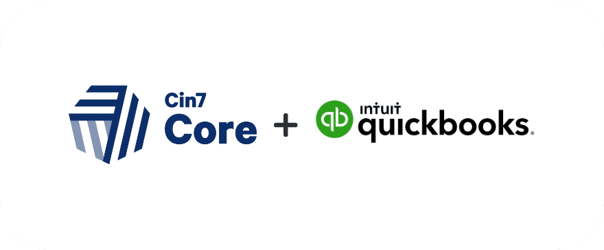 Cin7 Core + QuickBooks online