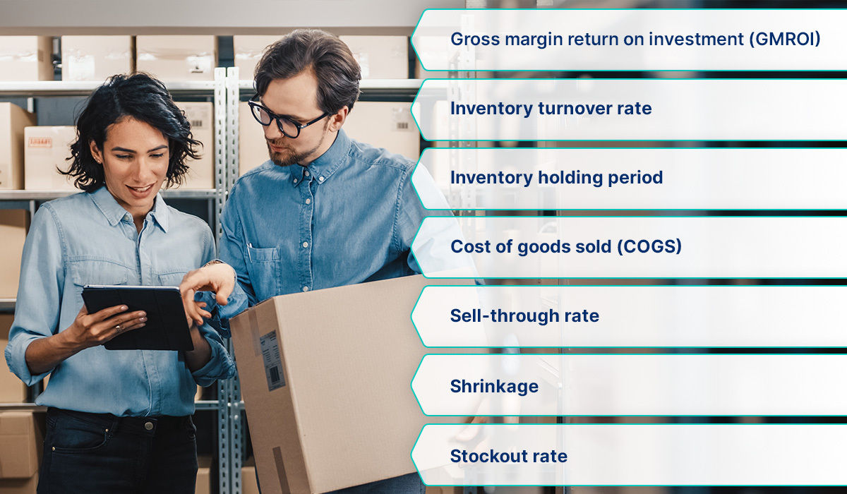 graphic featuring inventory KPIs