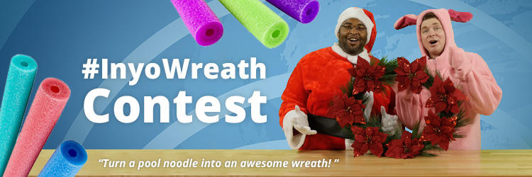 Win $100 – Pool Noodle Christmas Wreath Contest
