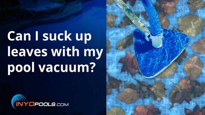 How do I remove leaves from my swimming pool?