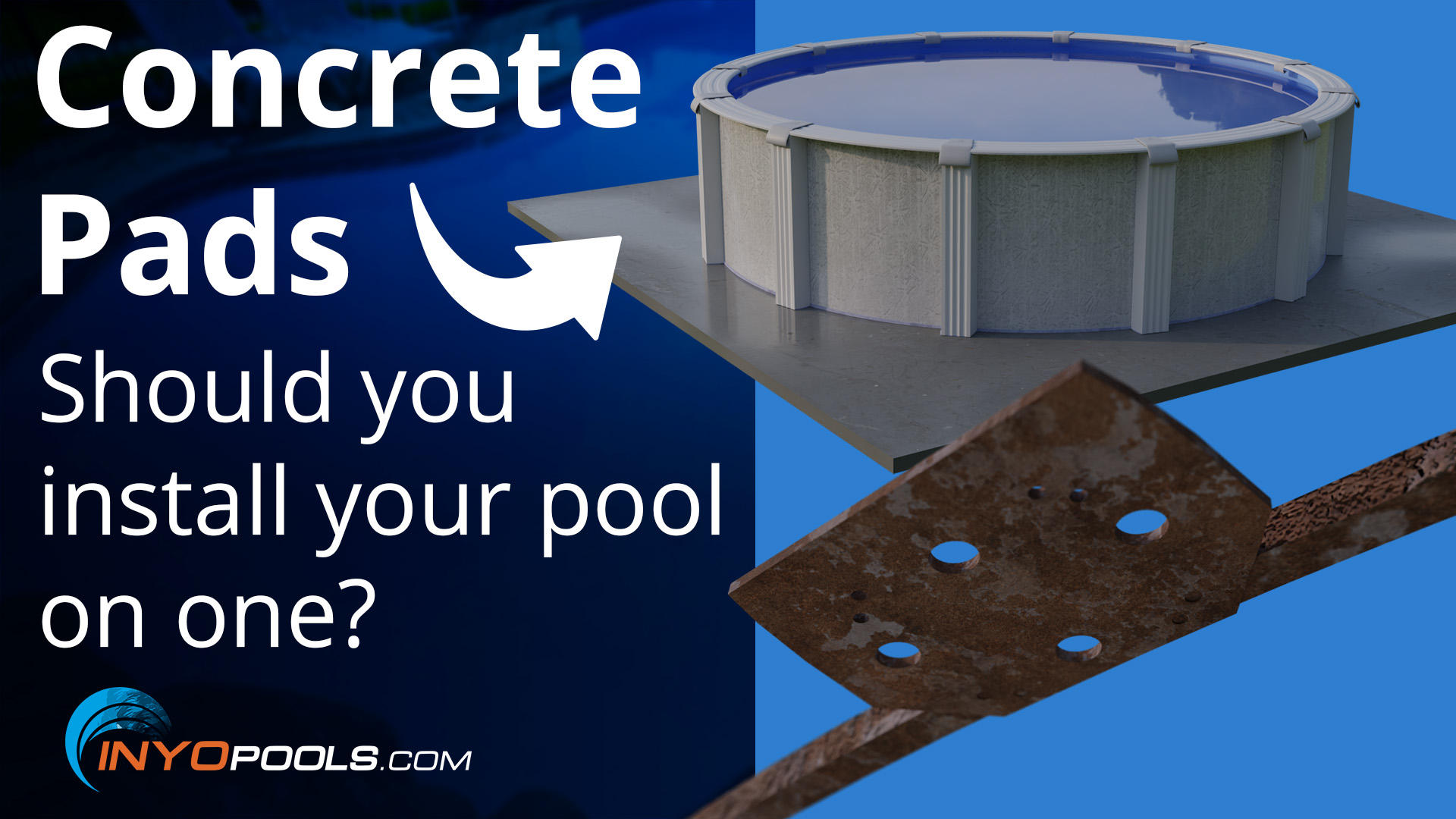 Should you install your pool on a concrete pad?