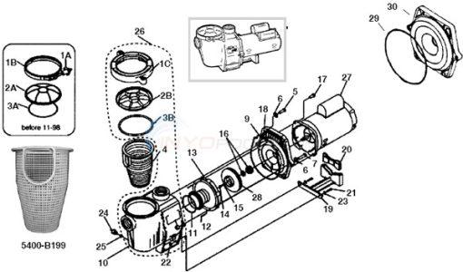 Pentair Whisperflo Pump Replacement Motors