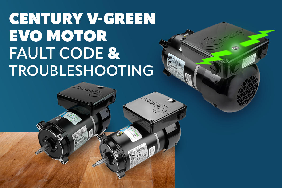 Century V-Green EVO VS Motor Fault Codes & Troubleshooting