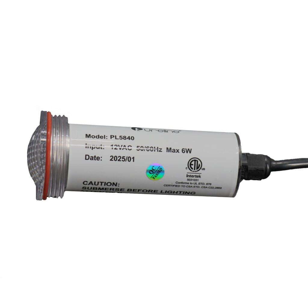 LED Nicheless Pool & Spa Light Fixture 12V, 100' Cord, Color Changing | By Pureline - PL5840