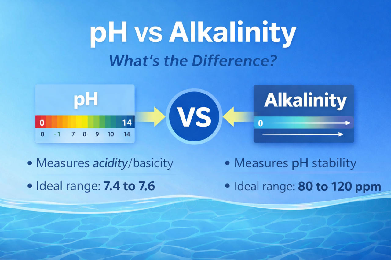 Alkalinity vs pH in a Pool: What’s the Difference?