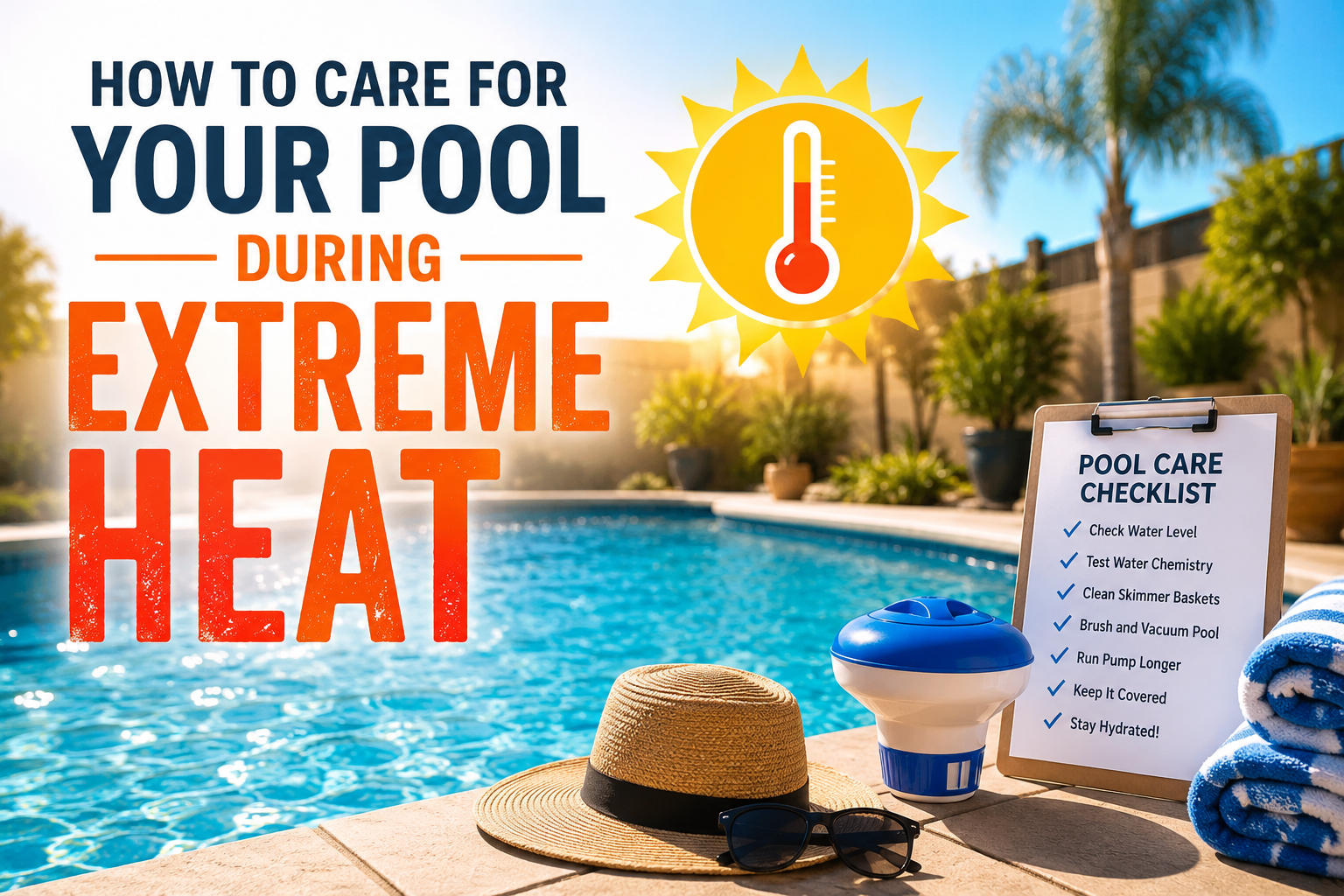 How to Care for Your Pool During Extreme Heat - Diy Pool Resources - Inyopools.com How to Care for Your Pool During Extreme Heat - INYOPools.com