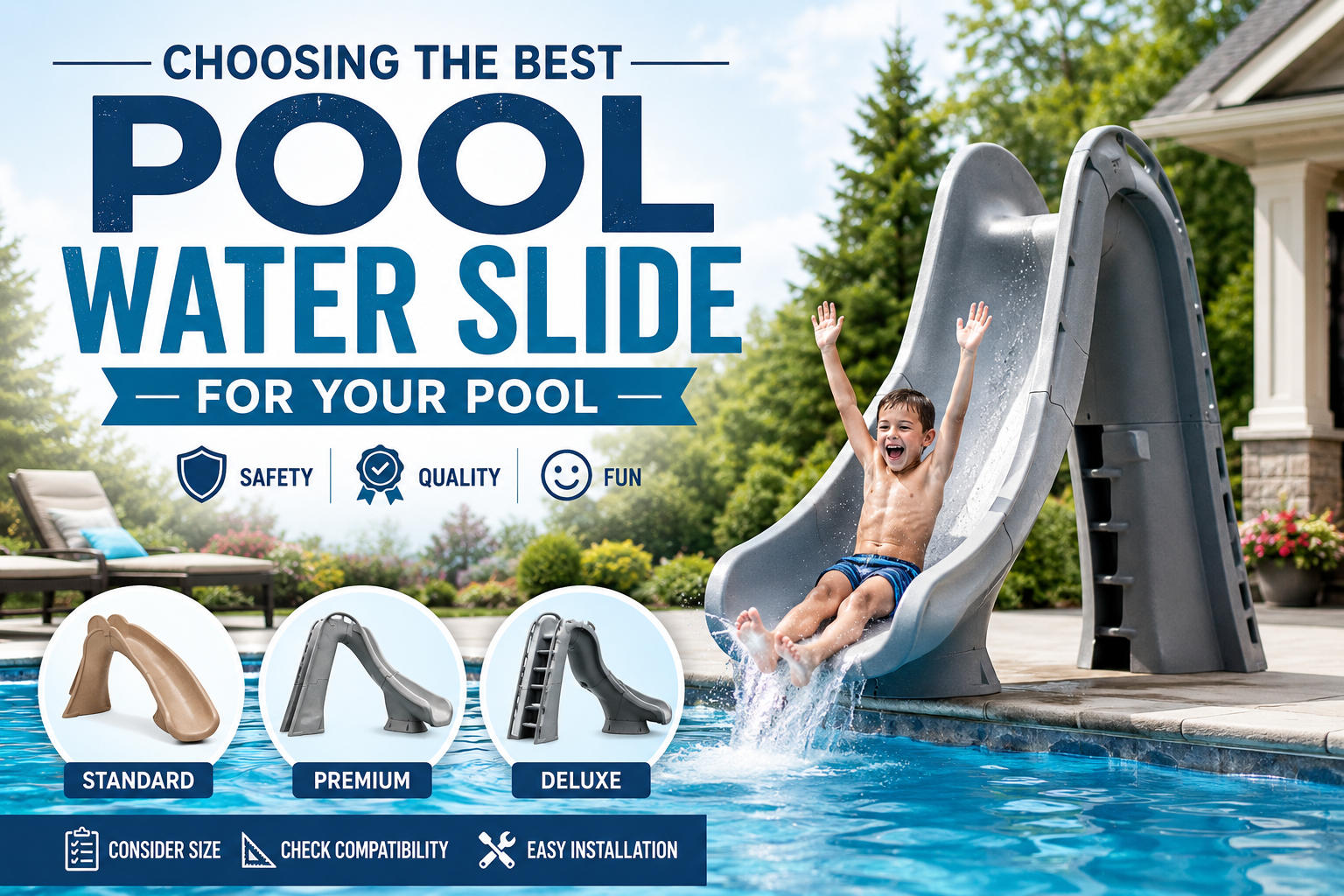 Choosing the Best Pool Water Slide for Your Pool