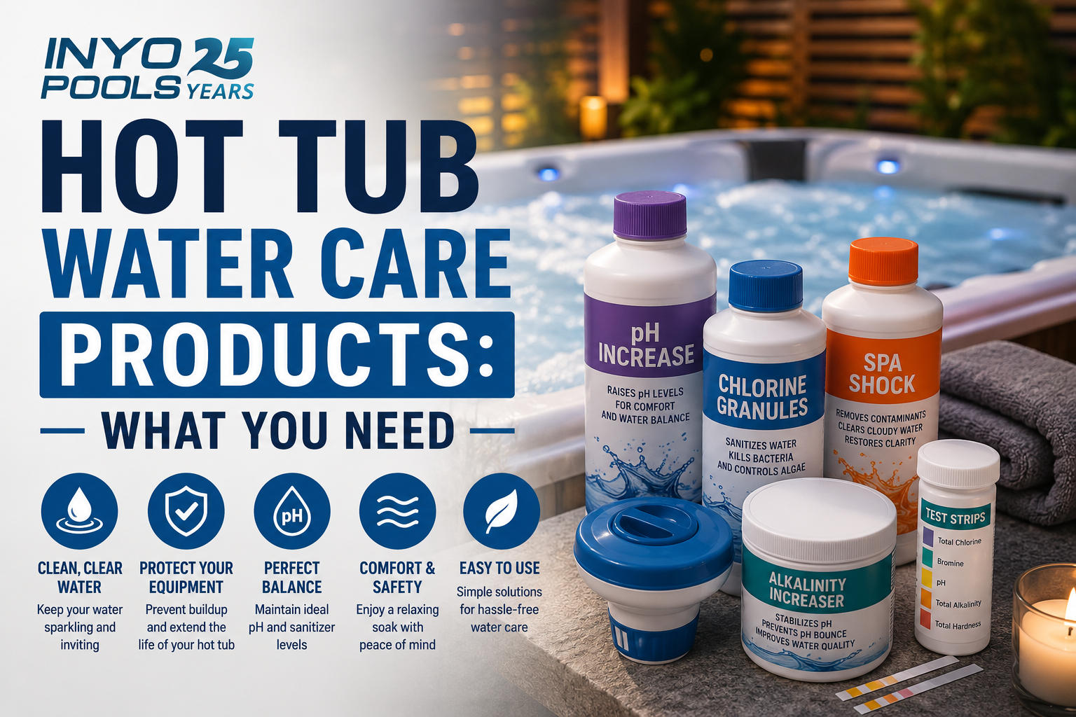 Hot Tub Water Care Products: What You Need