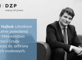 Piotr Najbuk członkiem Grupy Roboczej ds. ochrony danych osobowych