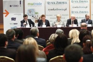 2015.02.25, Warszawa, fot.Pawel Pawlowski/zelaznastudio.pl, Regionalne Spotkanie Menedz?ero?w Ochrony Zdrowia - Warszawa , panel Polityka zdrowotna w regionie, n.z Prelegenci