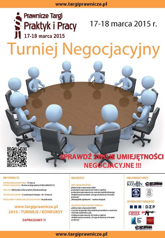 2015 plakat Turniej Negocjacyjny