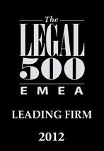 legal500emea recommended 2012