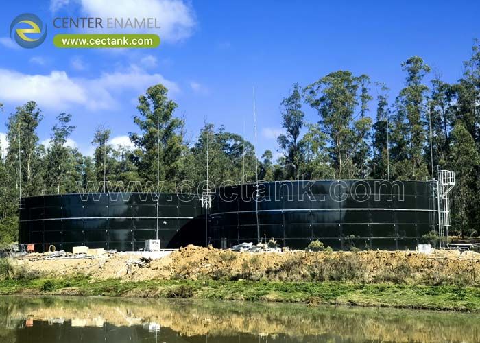 Bolted Steel Biogas Storage Tanks: Optimizing Gas Containment with Single & Double Membrane Roofs