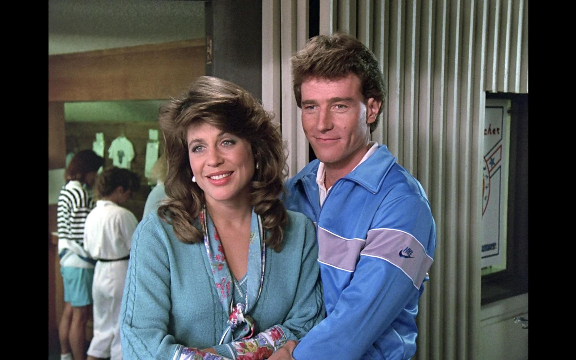 Linda Hamilton and Bryan Cranston in Murder she wrote, circa 1986