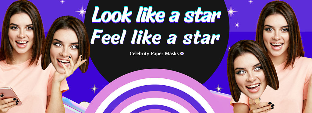 Celebrity Paper Masks