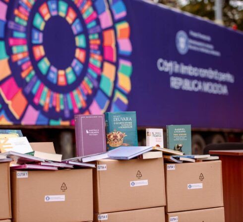 Part of donated books