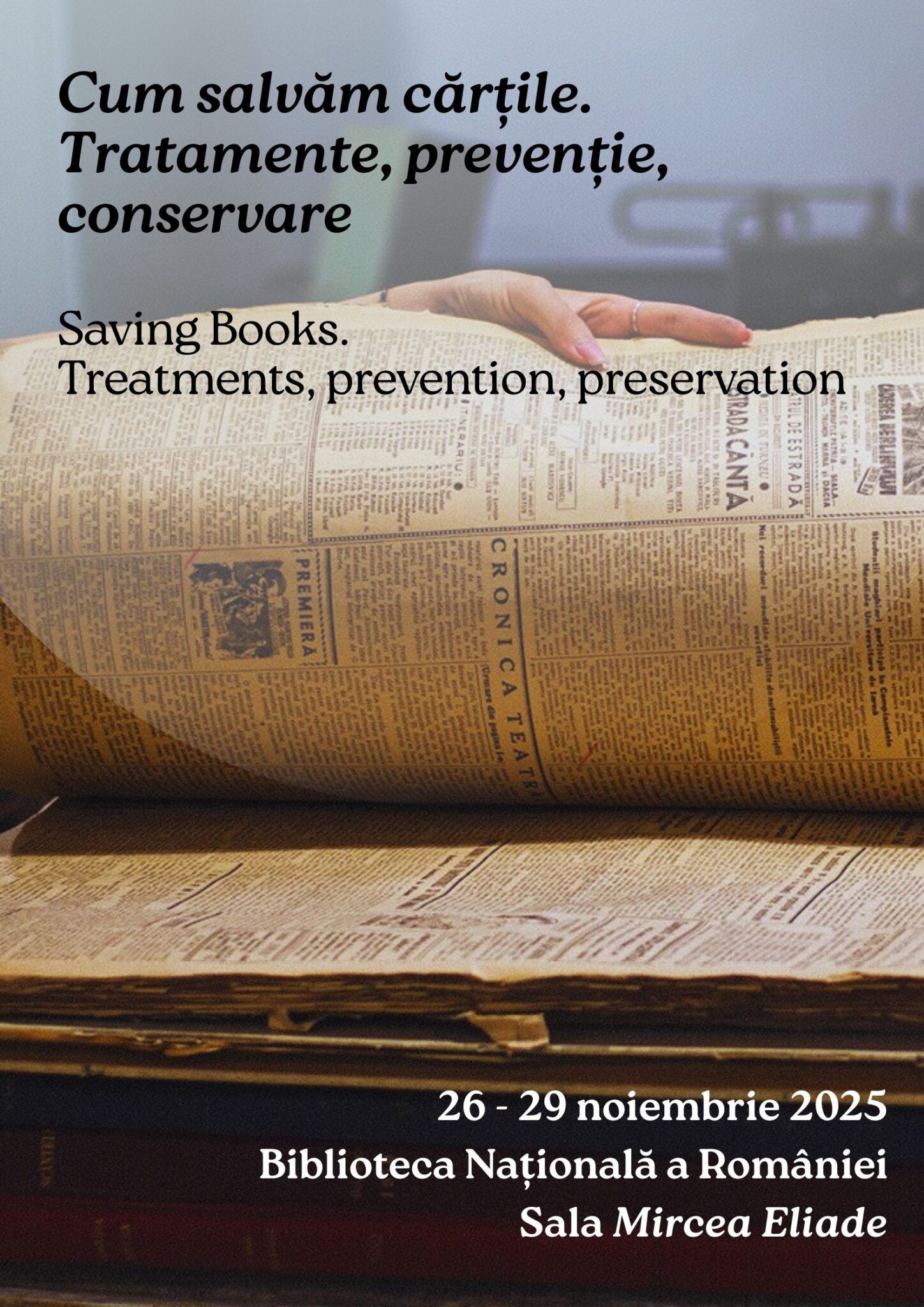 “Saving Books: Treatments, Prevention, Conservation”, a collaborative ...