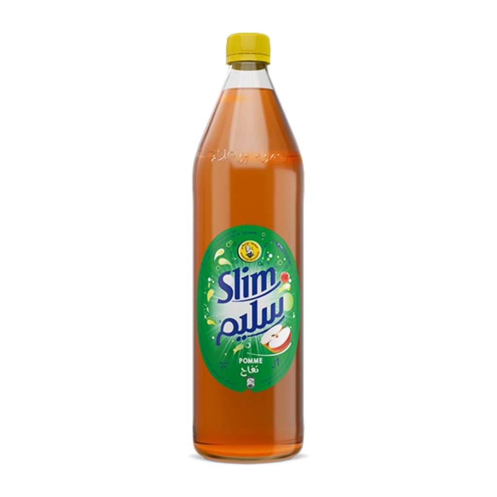 Hamoud Boualem Slim Pomme - Boisson gazeuze 1L