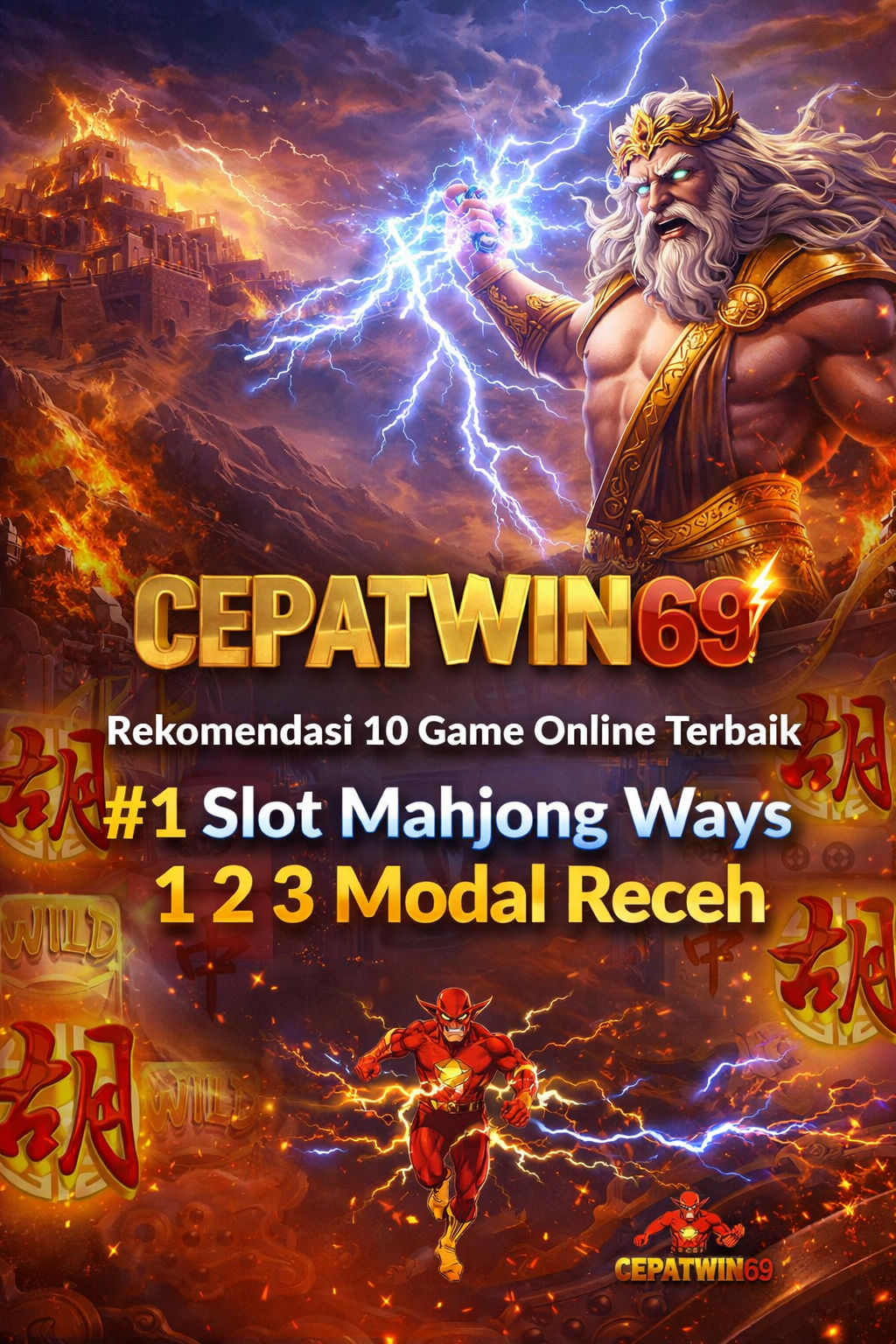 CEPATWIN69 ⚡️Rekomendasi 10 Game Online Terbaik #1 Slot Mahjong Ways 1 2 3 Modal Receh