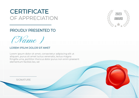 Professional Certificate Template - Landscape Design certificate template