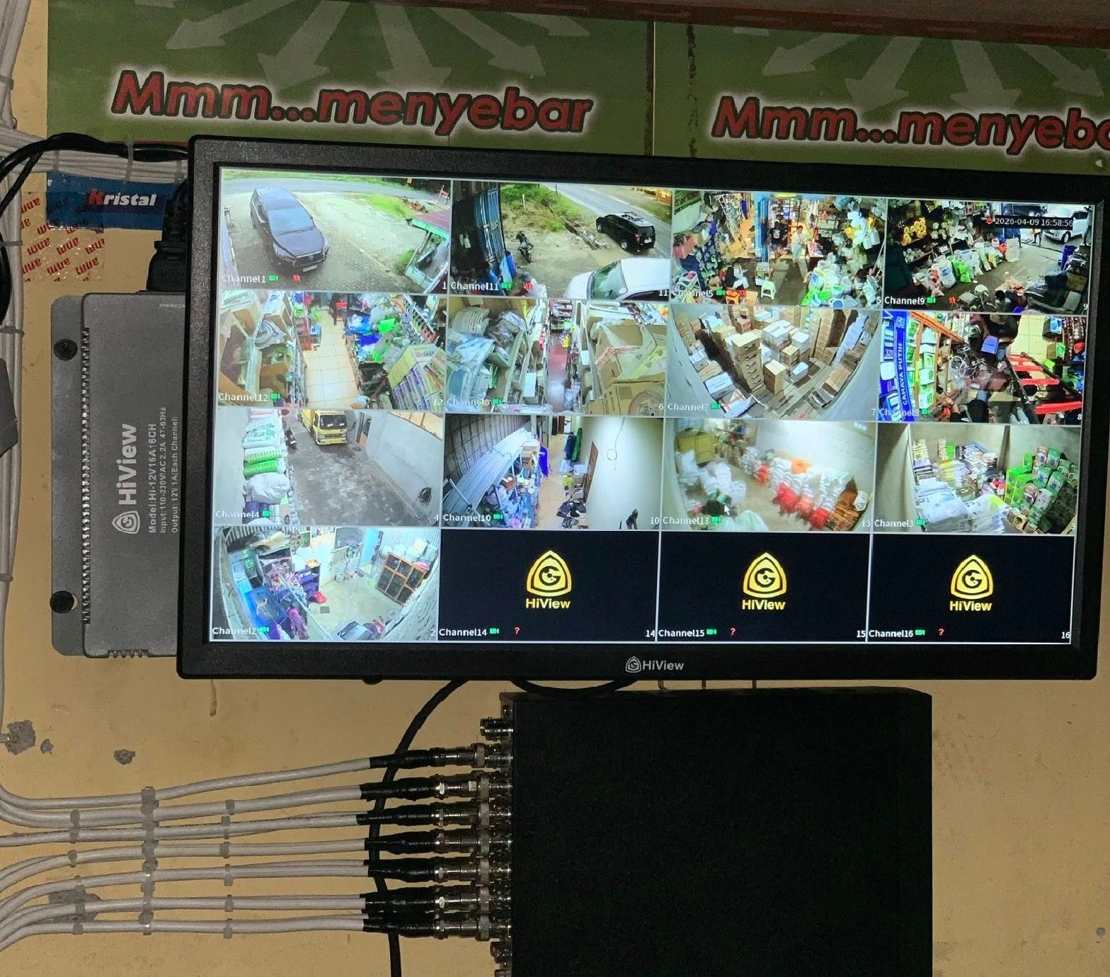 Kamera CCTV kantor resolusi tinggi