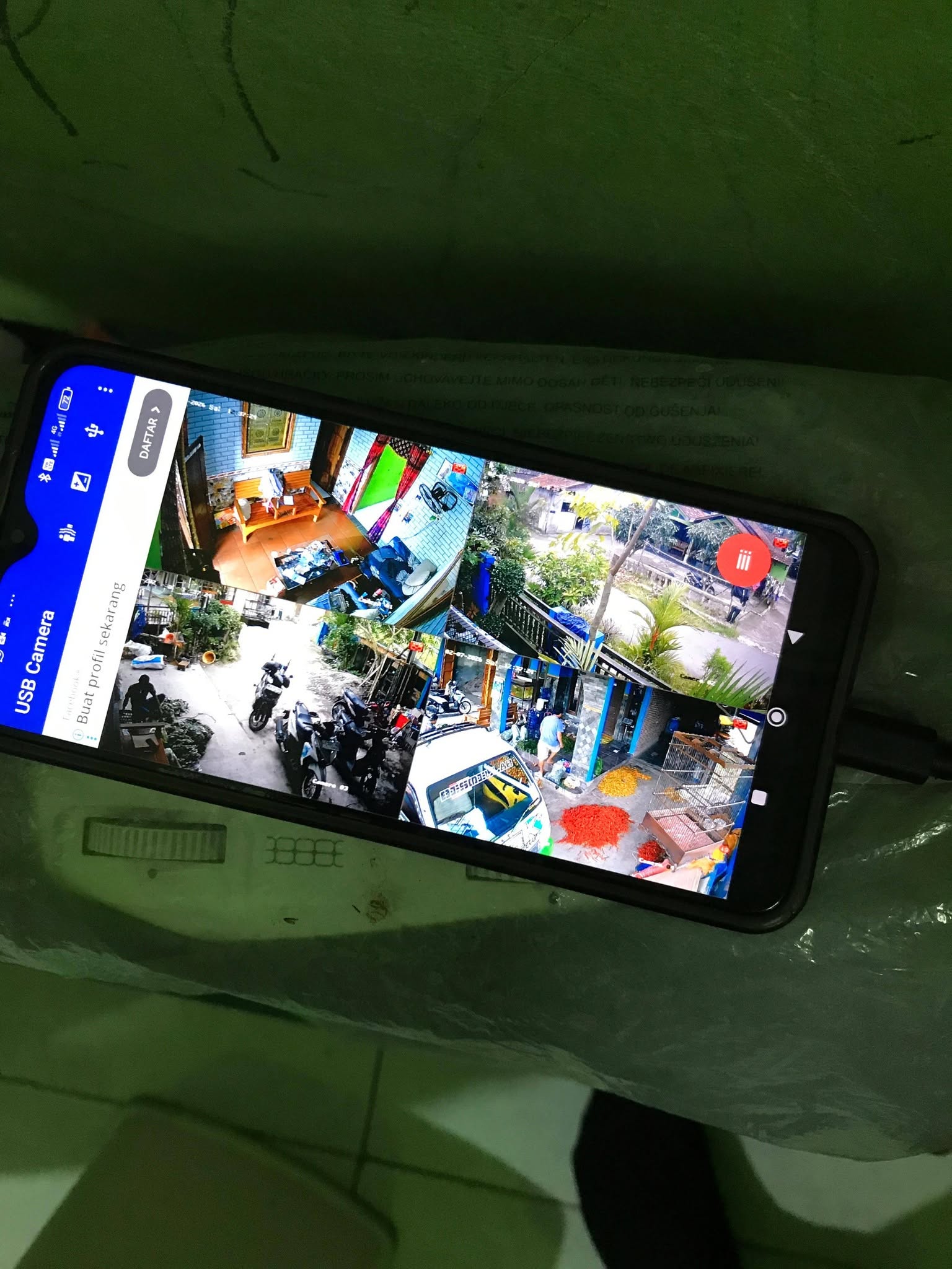 Monitoring CCTV melalui Smartphone