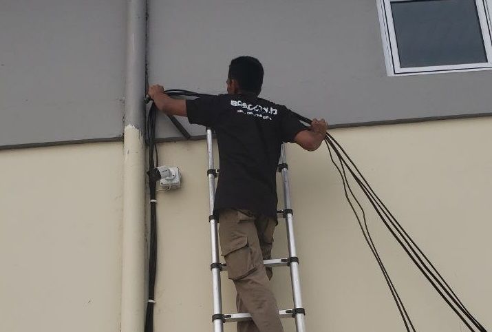Instalasi CCTV Gedung Baru HighScope Palembang