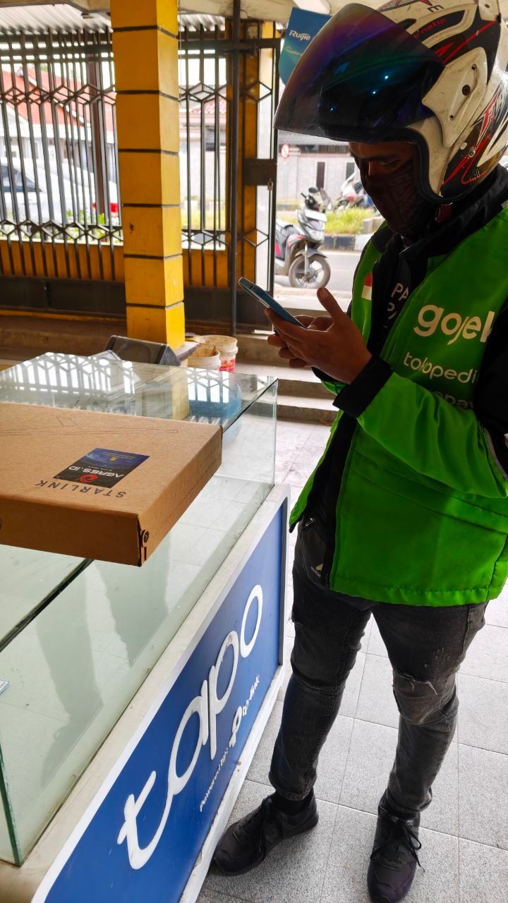 Distribusi Starlink Palembang