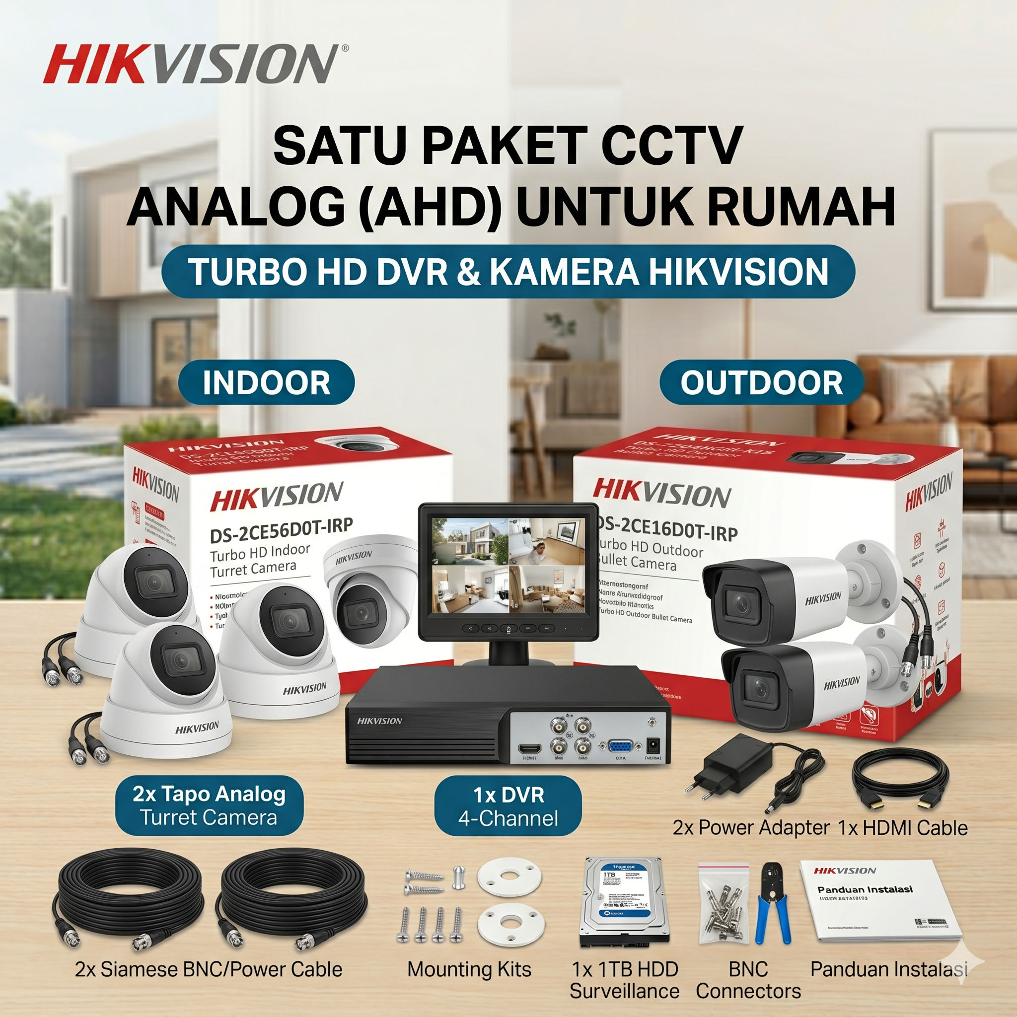 Paket CCTV Analog HD