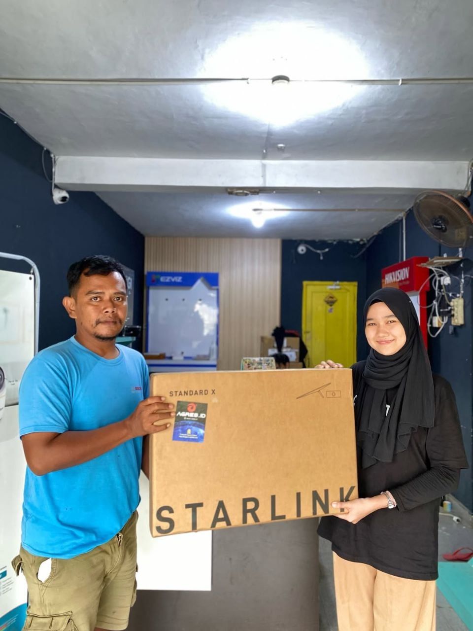 Pemasangan Starlink Lahat