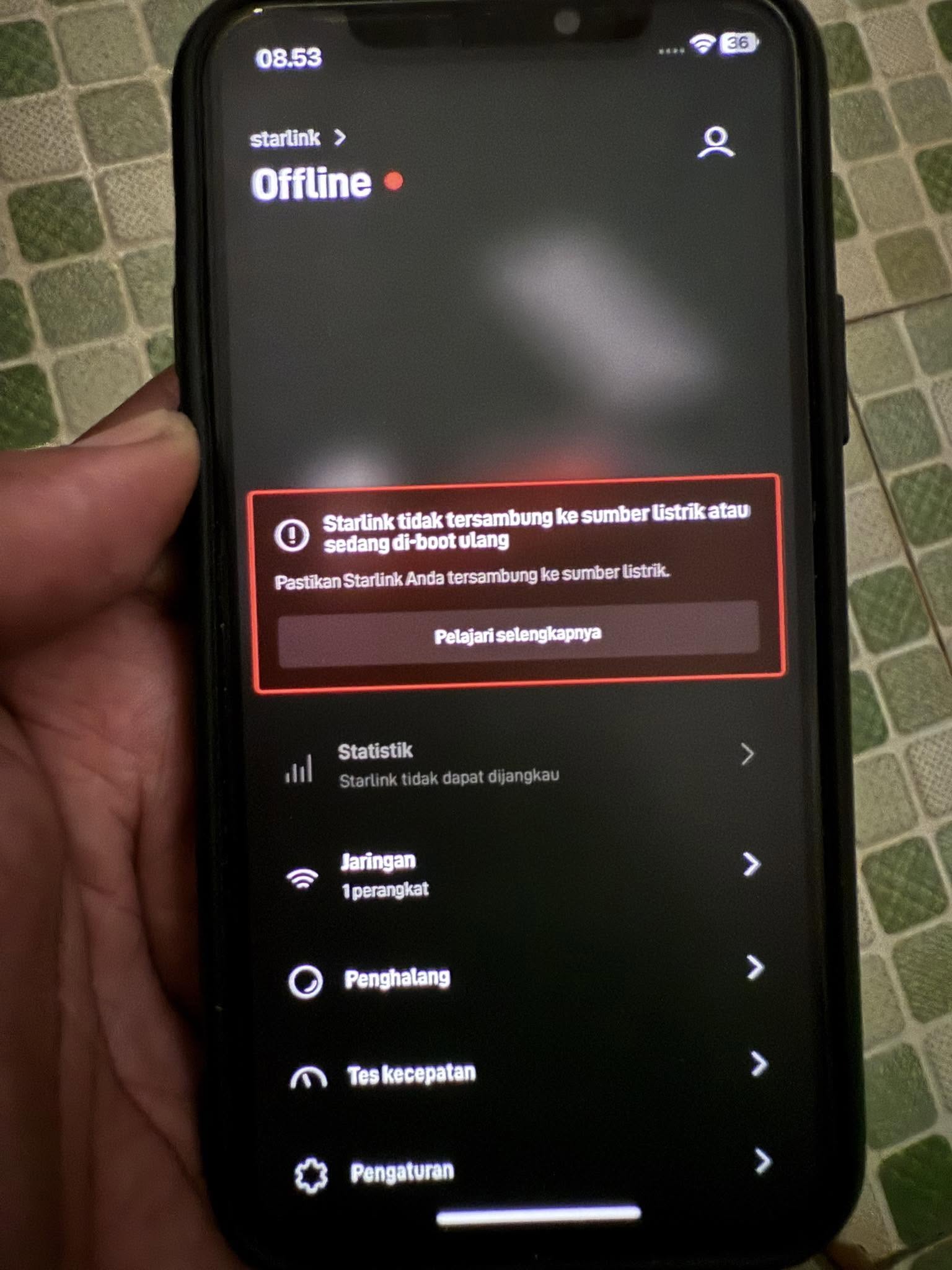 Starlink Offline