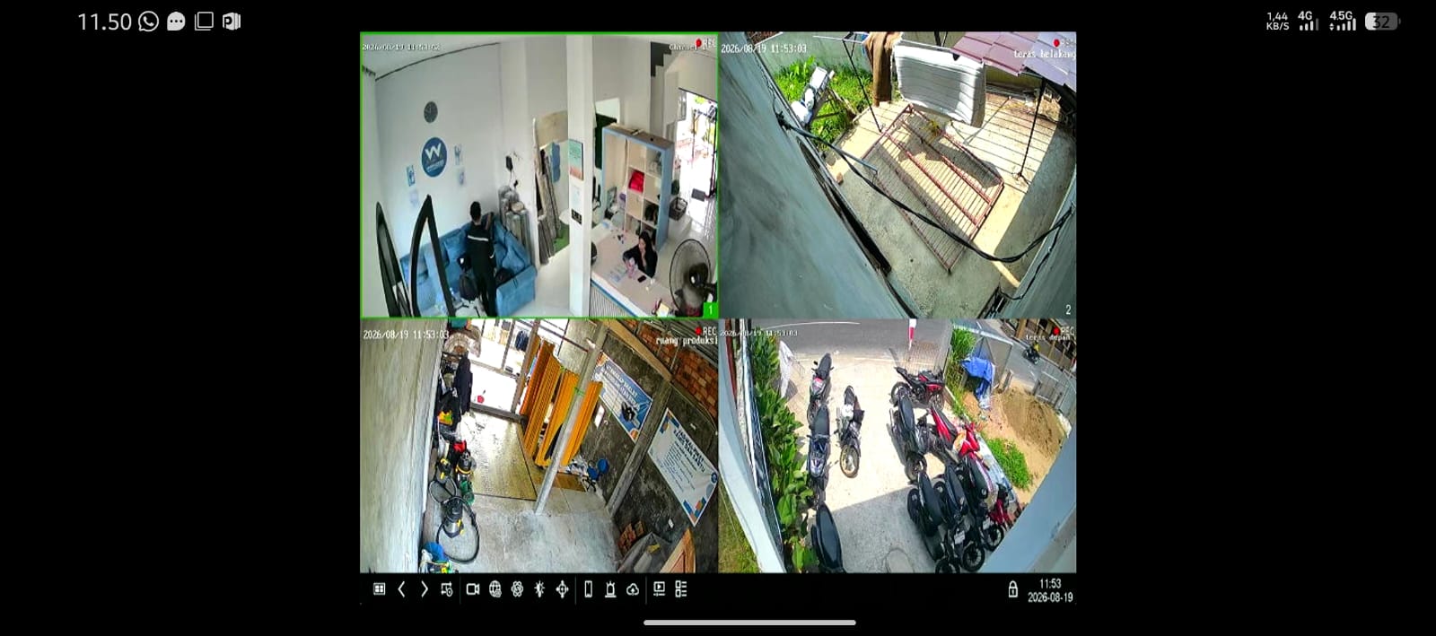 Setting Kamera Wireless Tiandy di WA Laundry