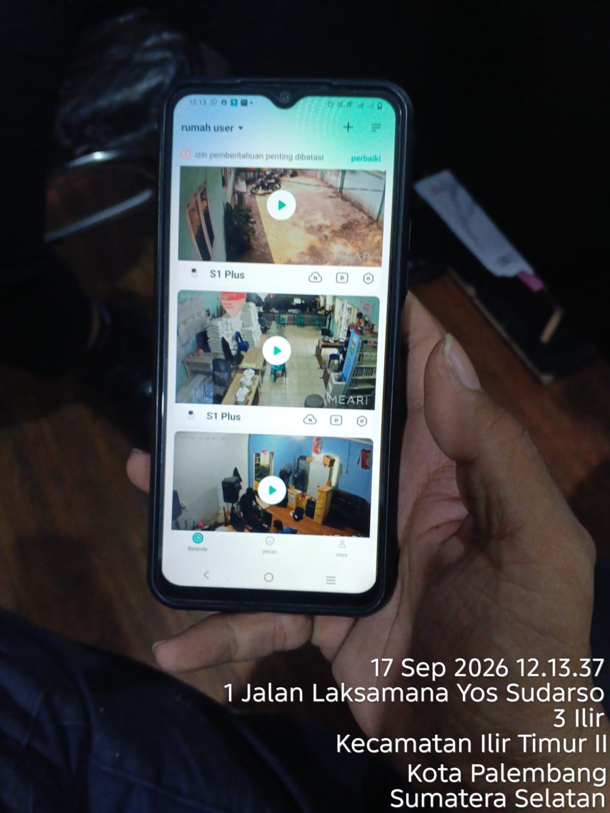 Pemasangan CCTV Meari Kecamatan Ilir Timur 2 Palembang