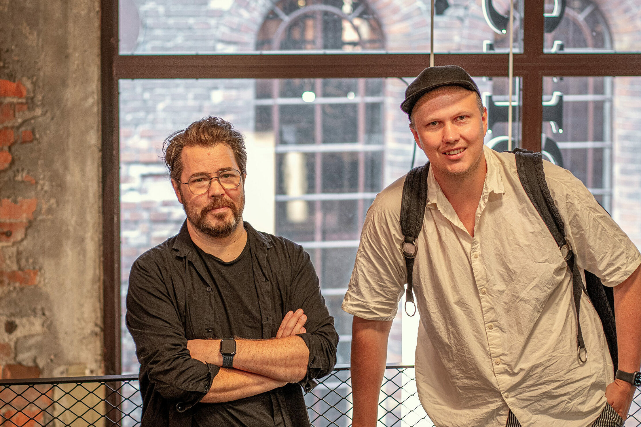 Fredrik.och.Martin.trappa